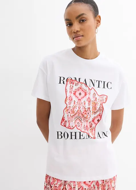 T-skjorte i 100% bomull, bonprix