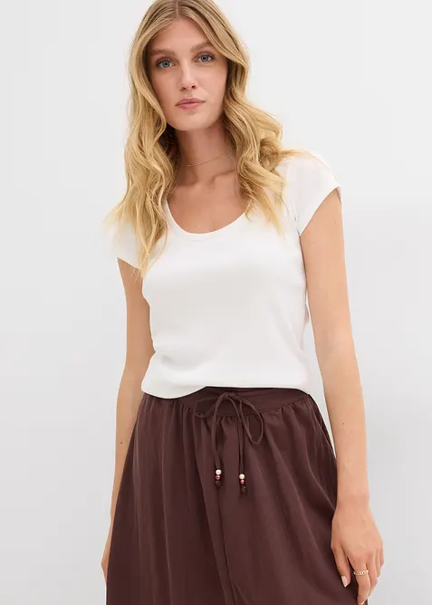 T-skjorte i 100% &oslash;kologisk bomull, bonprix