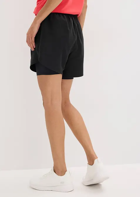 2-i-1-treningsshorts i ultralett materiale, bonprix