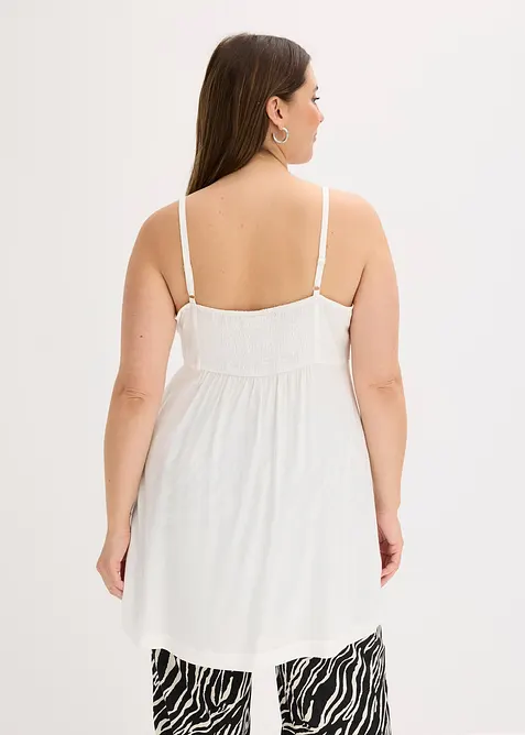 Lang bluse i lett viskose, bonprix