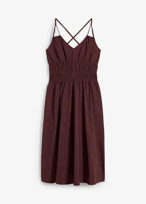 Stroppekjole i 100% &oslash;kologisk bomull, bonprix