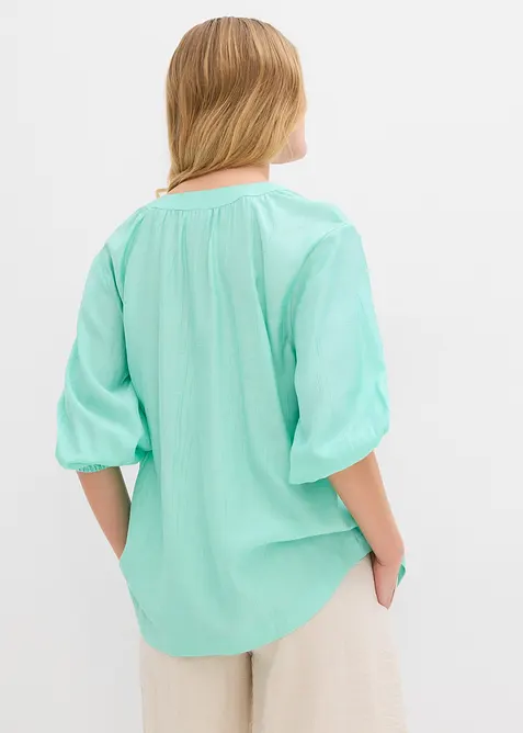 Oversized bluse av myk viskosemiks, bonprix