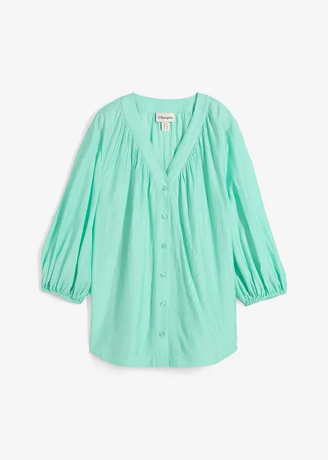 Oversized bluse av myk viskosemiks, bonprix