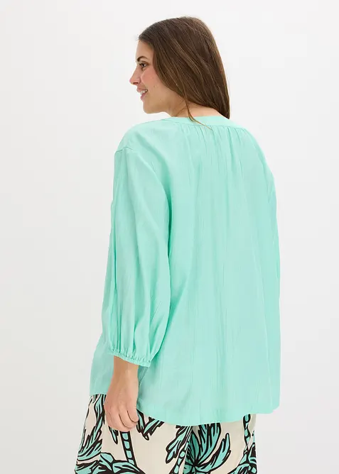 Oversized bluse av myk viskosemiks, bonprix