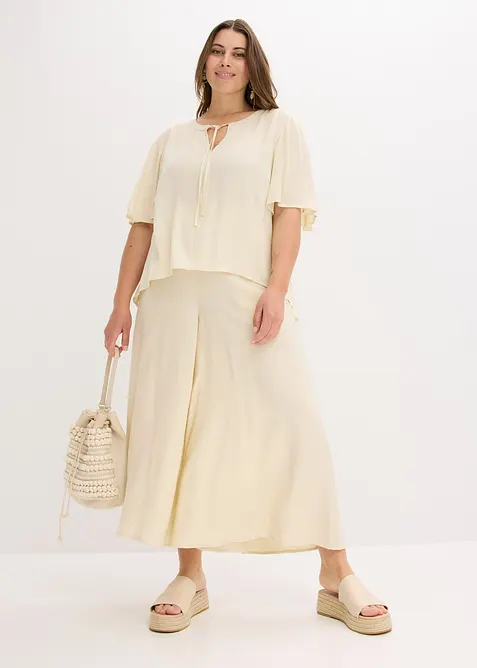 Blusetunika med vingeermer, bonprix