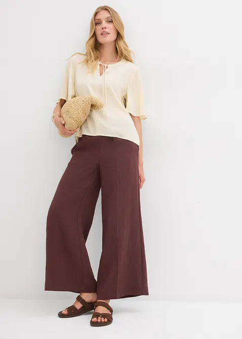 Blusetunika med vingeermer, bonprix