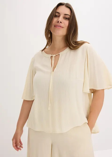 Blusetunika med vingeermer, bonprix