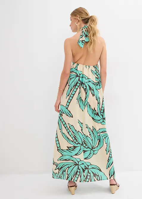 Halterneck kjole i A-fasong, bonprix