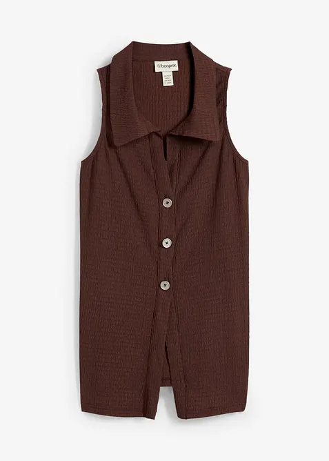 Topp i strukturert krepp, bonprix