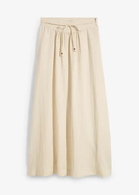 Maxiskjørt i lett lyocellmiks, bonprix