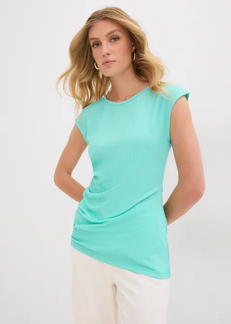 Topp i strukturert krepp, bonprix