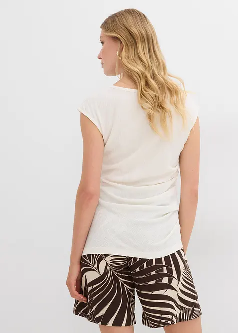 Topp i strukturert krepp, bonprix