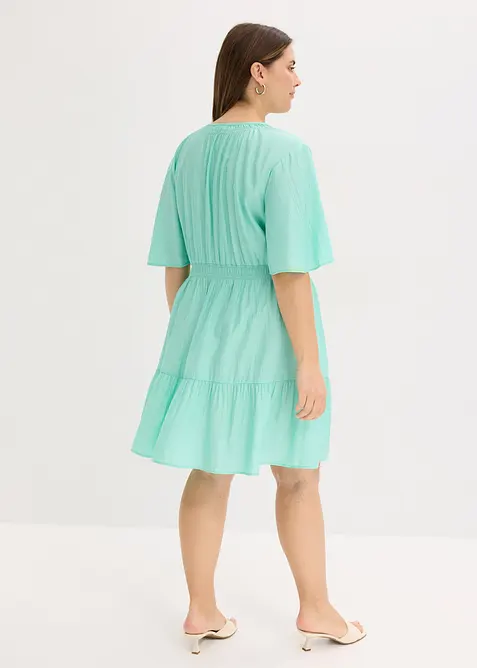 Minikjole i lett viskosemiks, bonprix