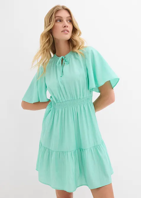 Minikjole i lett viskosemiks, bonprix