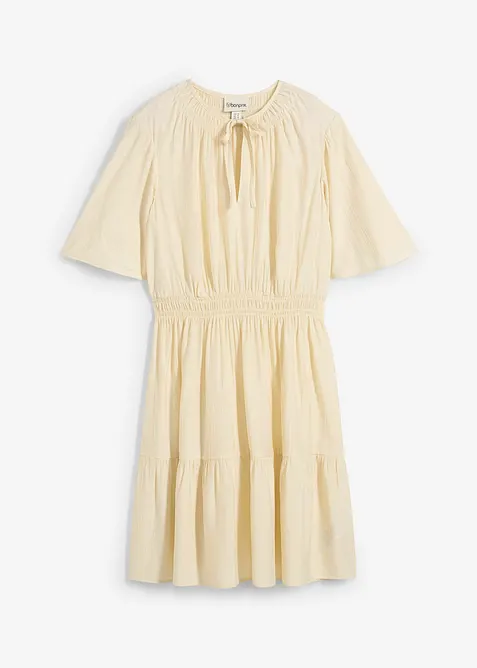 Minikjole i lett viskosemiks, bonprix