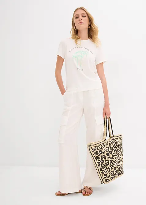 T-skjorte med motivtrykk, bonprix