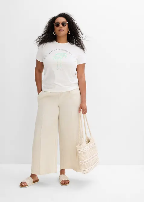 T-skjorte med motivtrykk, bonprix