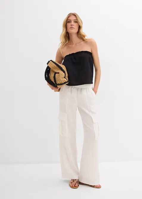 Cargobukse av lett lyocell-miks, bonprix