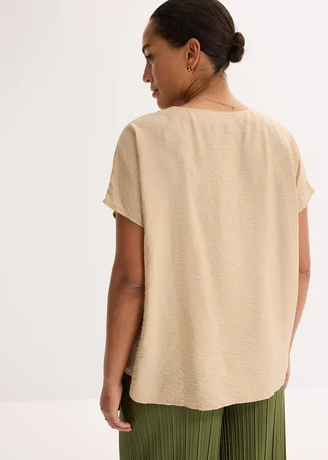 Blusetunika i lett viskosemiks, bonprix