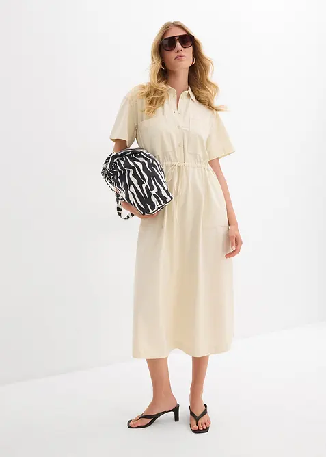 Jerseykjole i bomull med elastan, bonprix