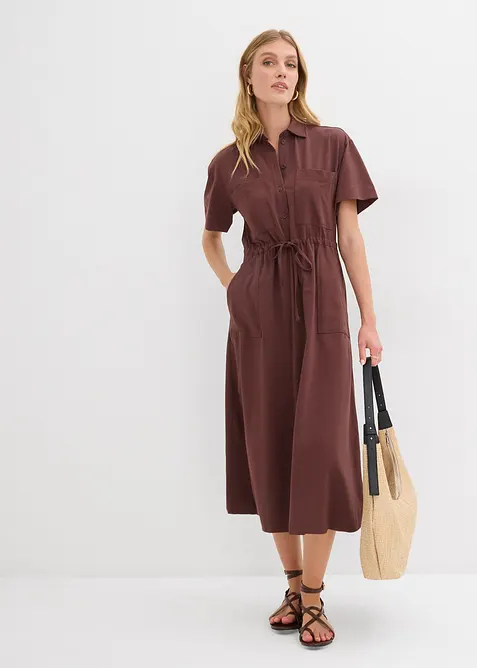 Jerseykjole i bomull med elastan, bonprix