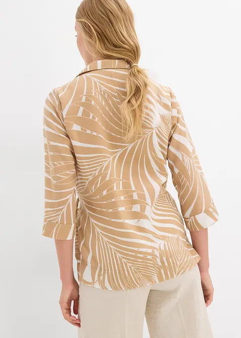 Kimonobluse i linstil, bonprix