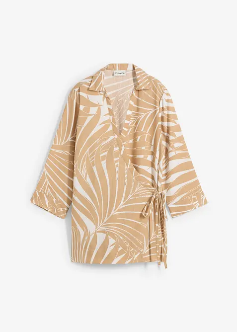 Kimonobluse i linstil, bonprix