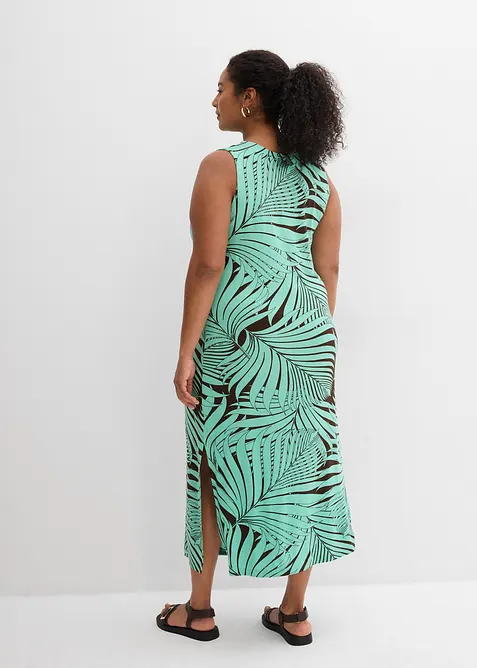 Trikotkjole i lett viskosemiks, bonprix