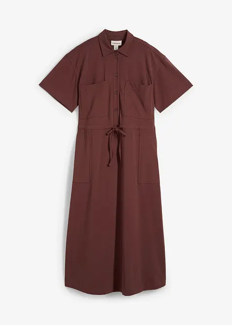 Jerseykjole i bomull med elastan, bonprix