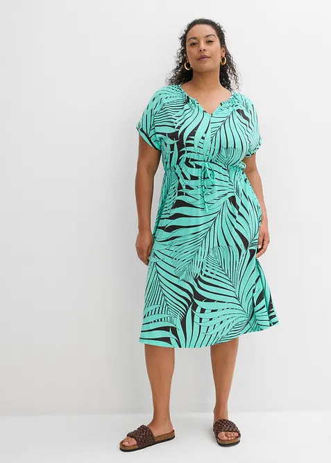 Jerseykjole i lett viskosemiks, bonprix