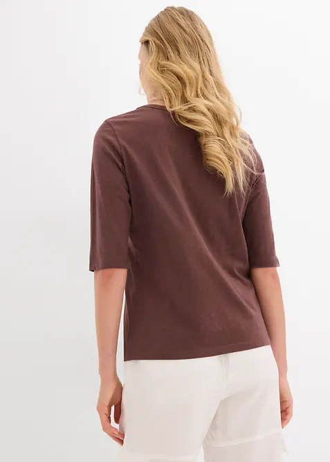 T-skjorte i 100% &oslash;kologisk bomull (2-pack), bonprix