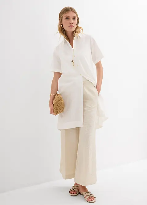 Skjortekjole i 100% bomull, bonprix