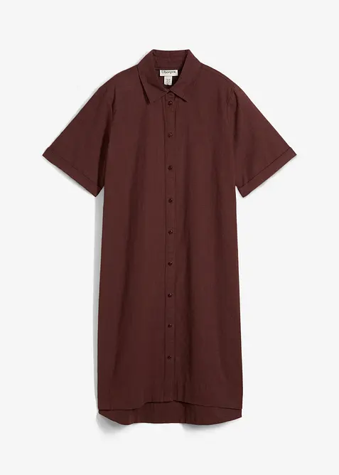 Skjortekjole i 100% bomull, bonprix