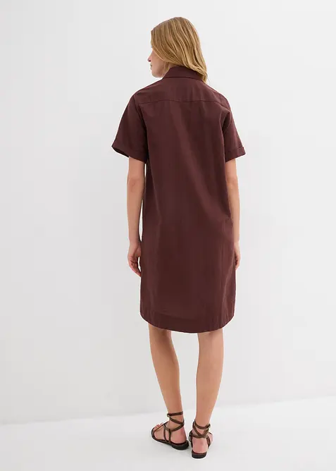 Skjortekjole i 100% bomull, bonprix