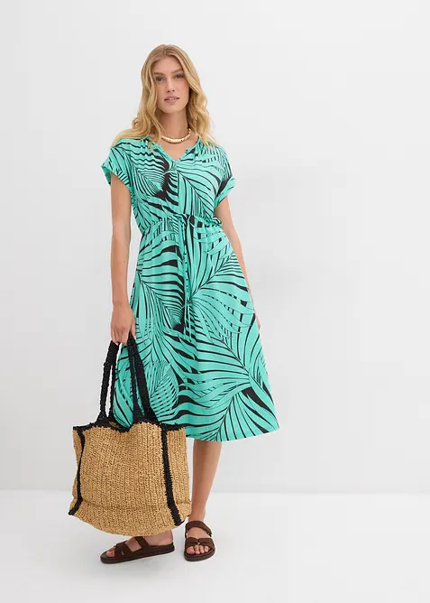 Jerseykjole i lett viskosemiks, bonprix