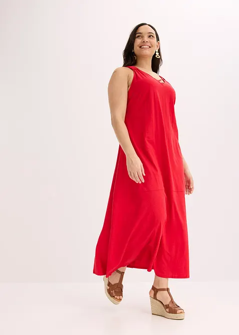 Stroppekjole i 100% &oslash;kologisk bomull, bonprix