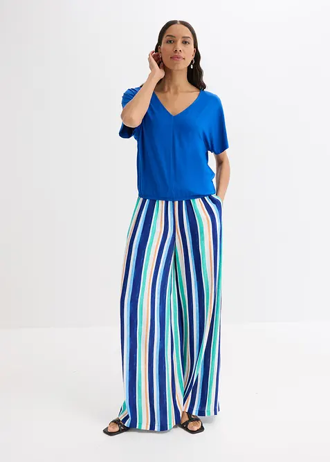 Oversized topp i myk viskosemiks, bonprix