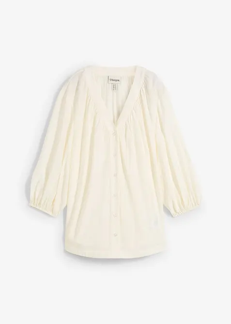 Oversized bluse av myk viskosemiks, bonprix