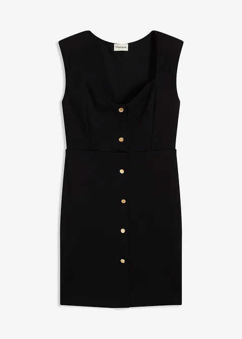 Minikjole med skulderputer, bonprix