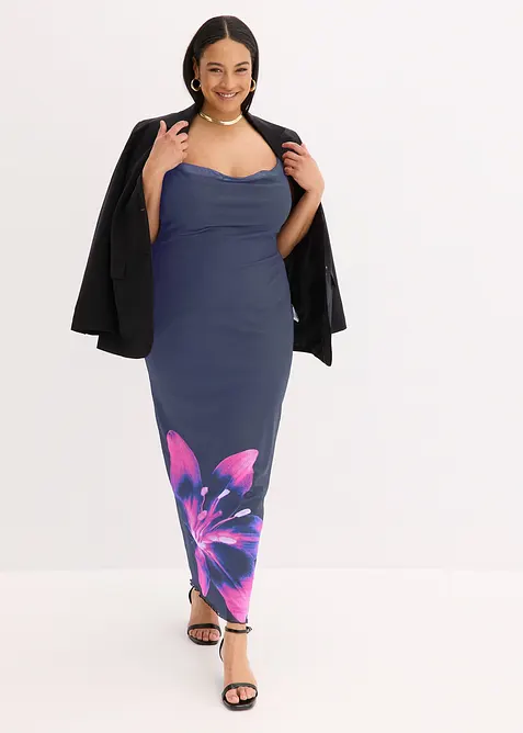 Farget omslagskjole, bonprix