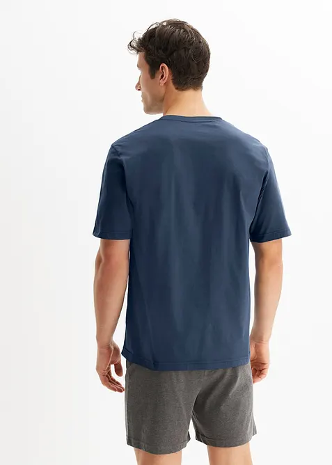 Kort pyjamas med bomull (4-delt sett), bonprix