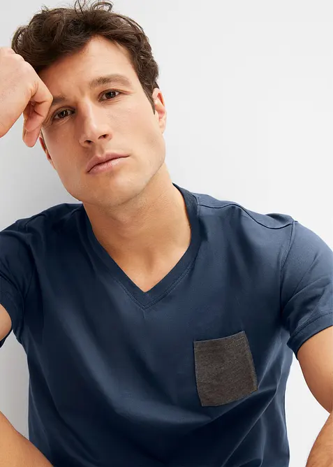 Kort pyjamas med bomull (4-delt sett), bonprix