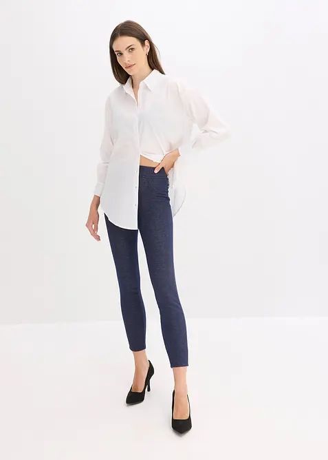 Termoleggings i jeanslook, bonprix