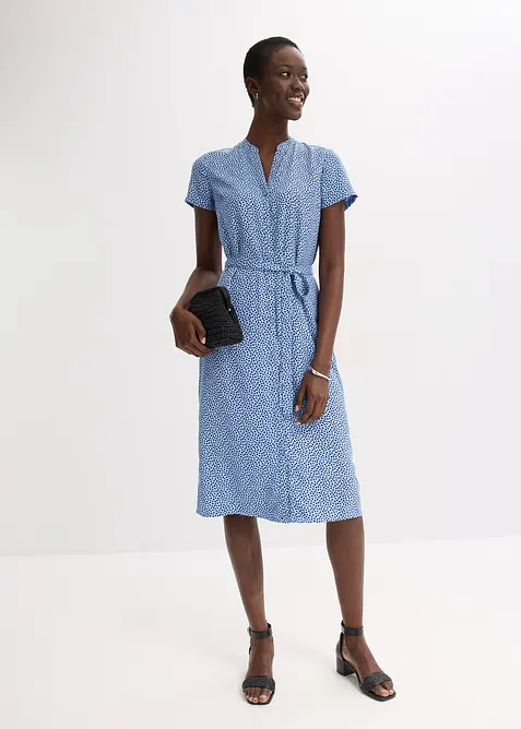 Blusekjole med prikker, bonprix