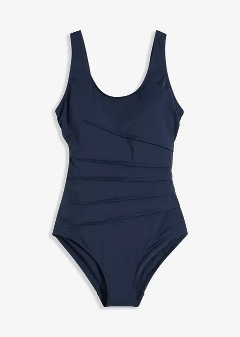 Shape-badedrakt med pyntefolder, lett formende, bonprix