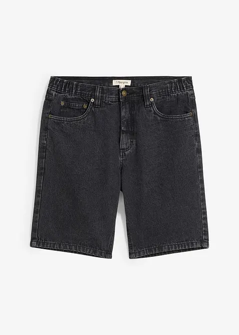 Bermudashorts i denim med komfortlinning, Classic Fit, bonprix