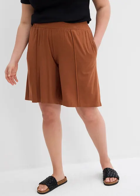 Jerseybermuda med komfortlinning, bonprix