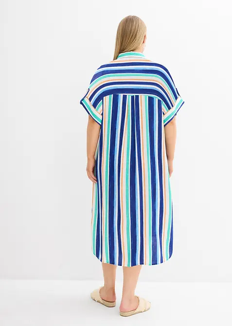 Skjortekjole i lett viskose, bonprix