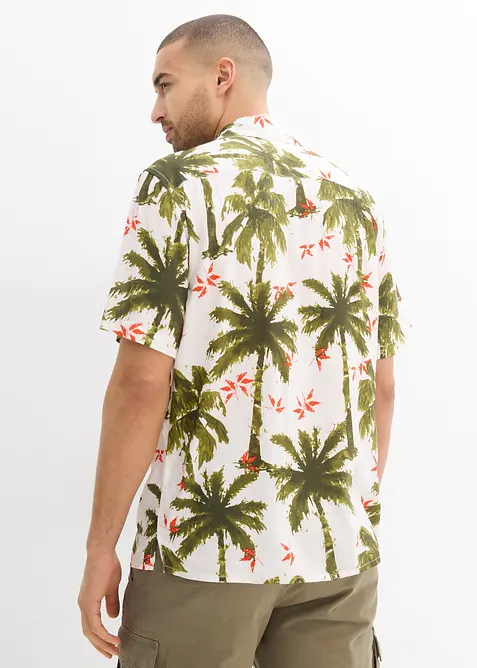 Kortermet skjorte i viskose, Loose Fit, bonprix