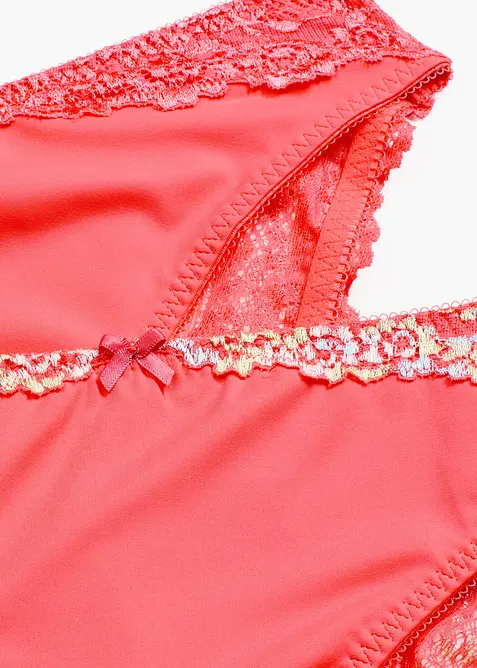 Truse med delikate blonder (2-pack), bonprix